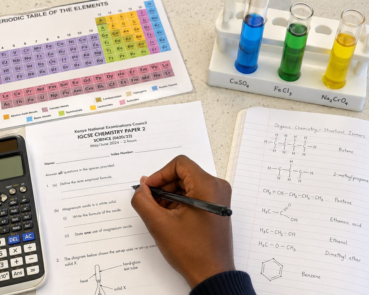 IGCSE Chemistry 0620 — A Kenyan Student's Method To Score An A*