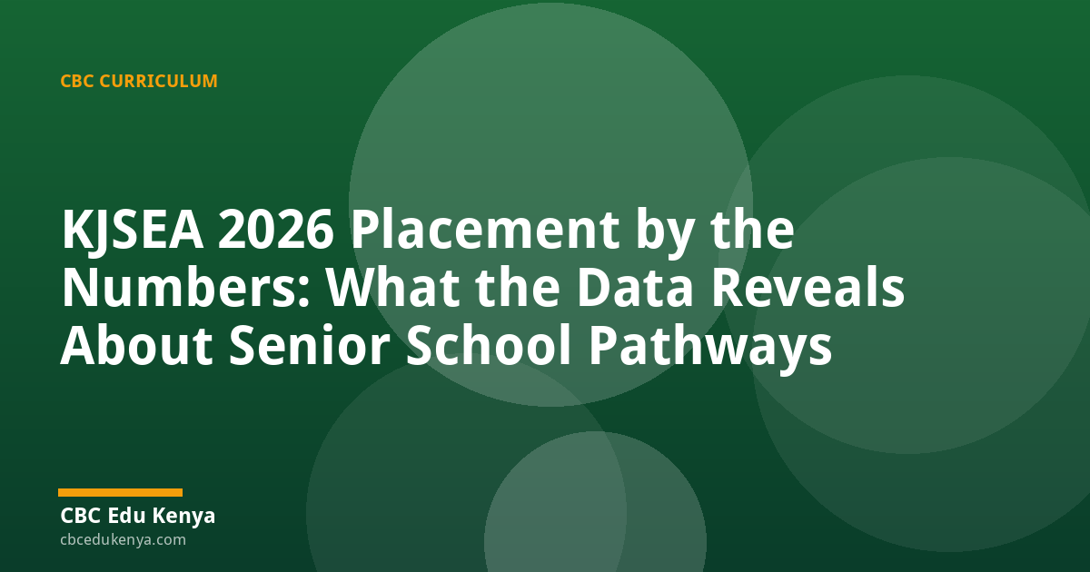 KJSEA 2026 Placement by the Numbers: What the Data Reveals About Senior School Pathways