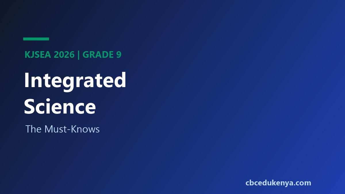 KJSEA Integrated Science 905/2: The Practical Based Paper Explained